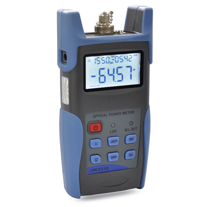 Handheld Fiber Optic Cable Tester Self-calibration Function Optical Power Meter