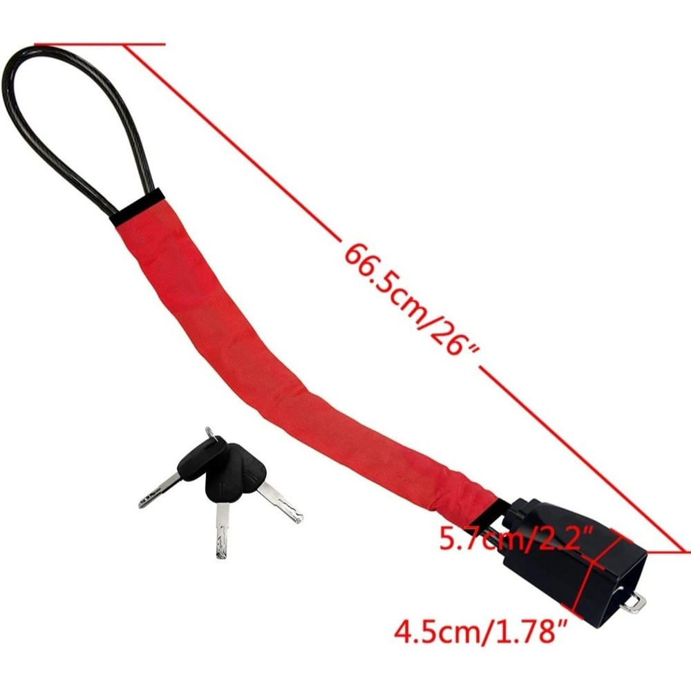Steering Wheel Lock - NEW w/ Key