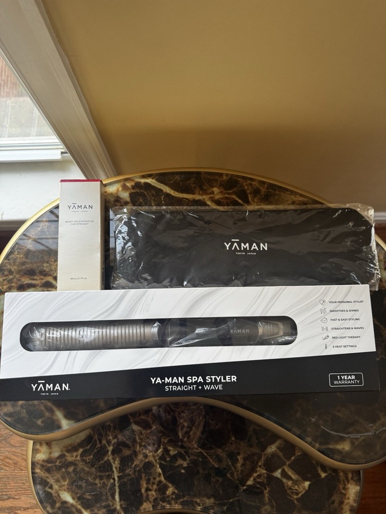 YA-MAN SPA STYLER Flat Iron Straight+EXTRA GIFT SET