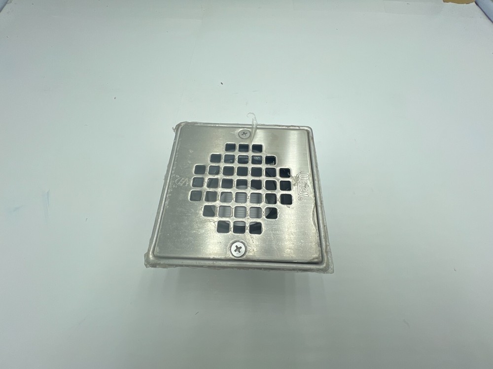 2 Pack Oatey 130 Series Drain Square Silver Black