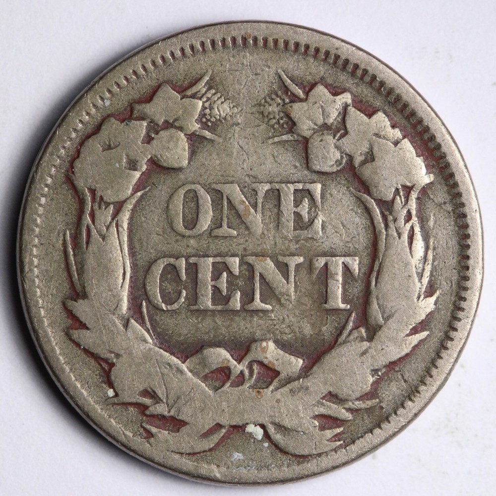 1857 F.E. Flying Eagle Cent Penny CHOICE VG E259 T