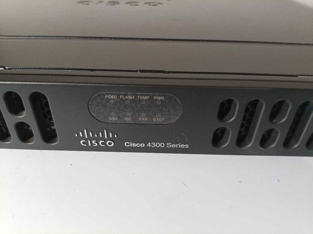 Cisco ISR4331/K9 4300 Series Router Rackmount