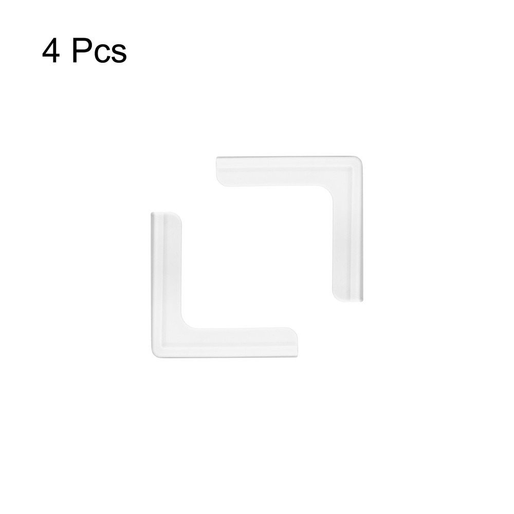 4Pack Window Corner Edge Protectors Standard Simple Style 70mmX15mm Silver