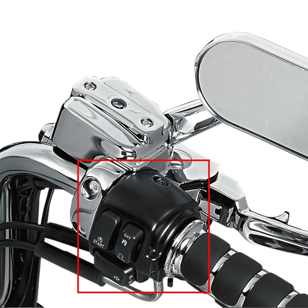 Hand Control Switch Housing Button Cover Cap Black For Harley Touring 1996-2013