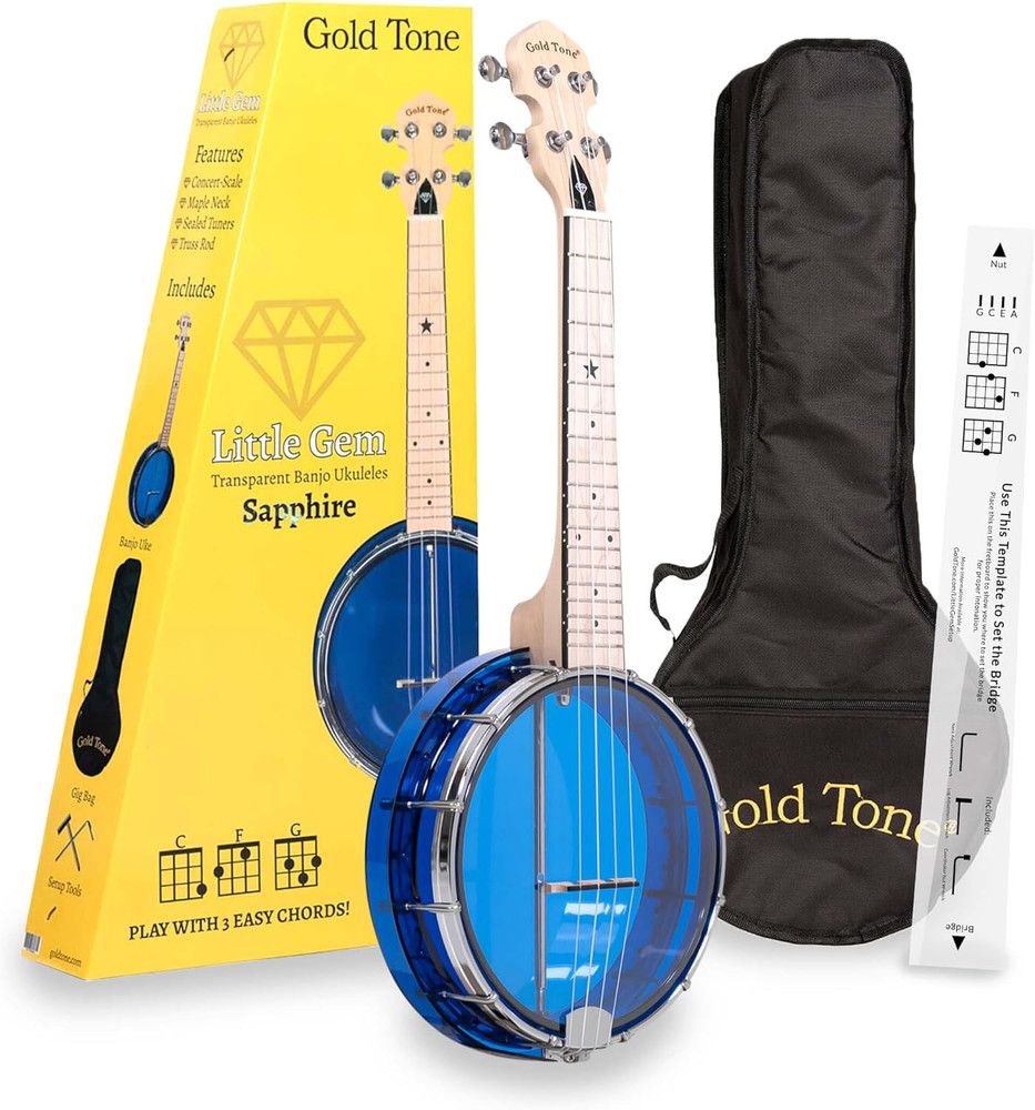 LITTLE GEM Banjo Uke - Sapphire