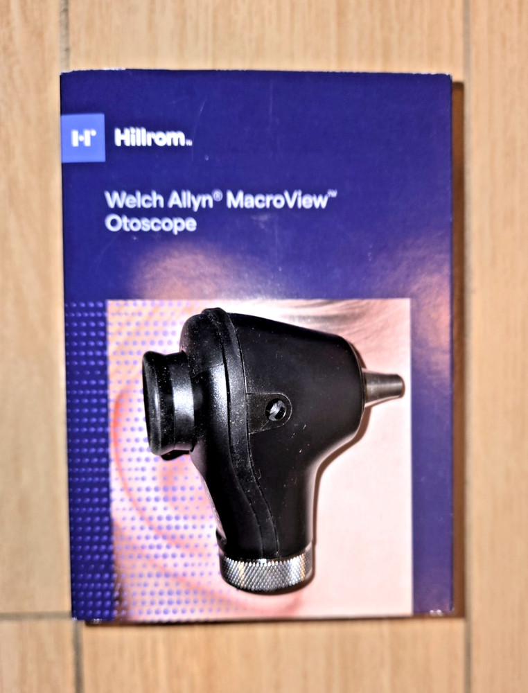 New Welch Allyn Hill-Rom MacroView LED Basic Otoscope Head model 238-2