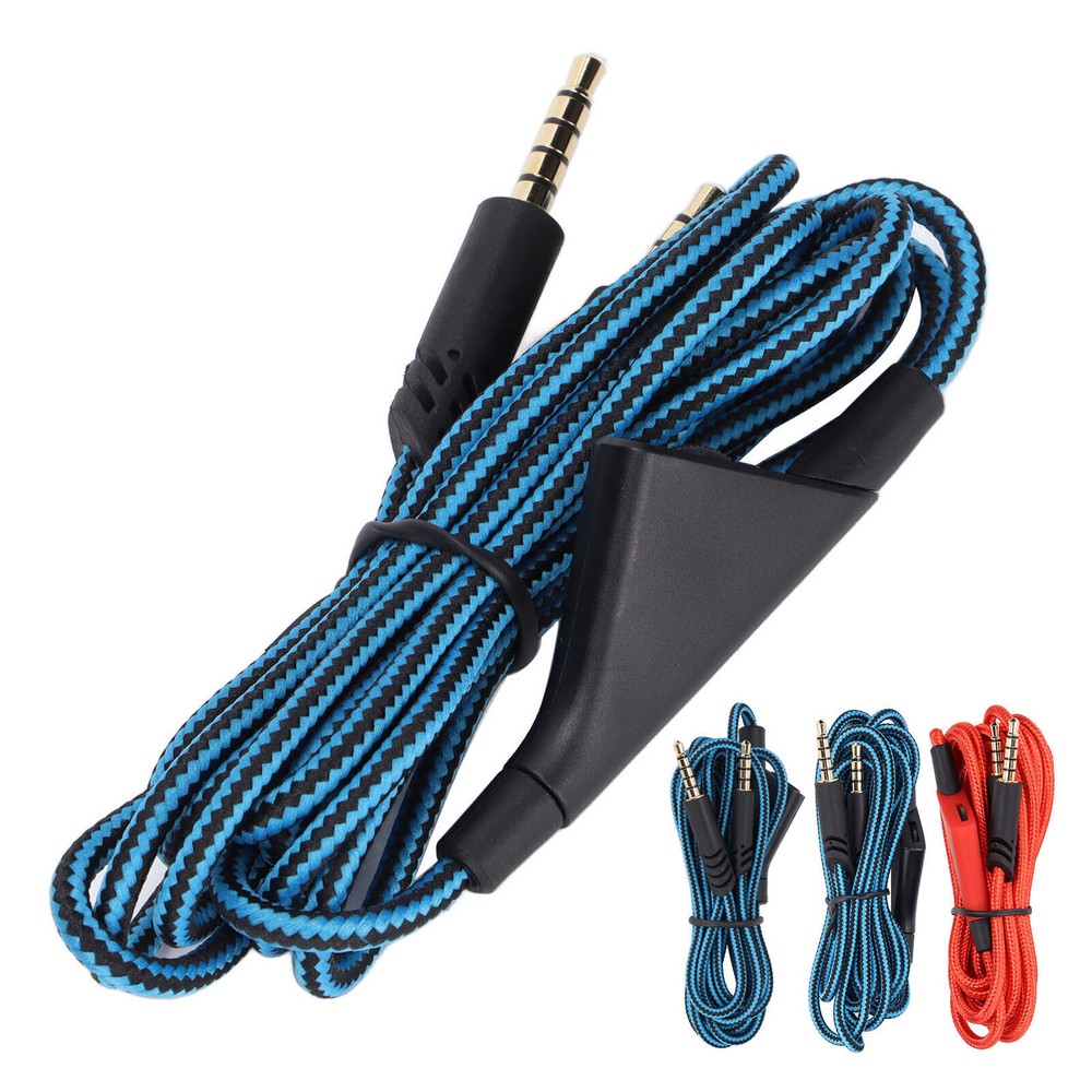 Replacement Audio Cable Inline Volume Control Wire and Without Inline Mute