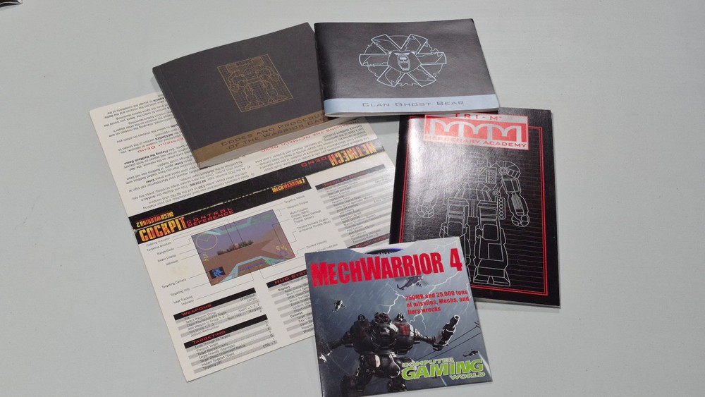 MechWarrior Battletech Manuals and Demo Disc