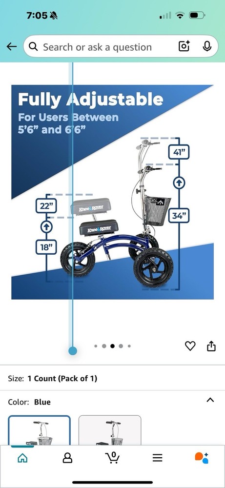 KneeRover Steerable