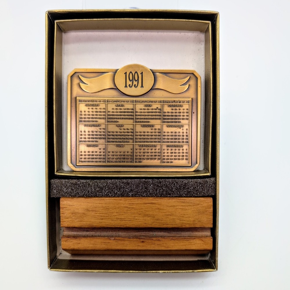 John Deere 1991 Calendar Medallion