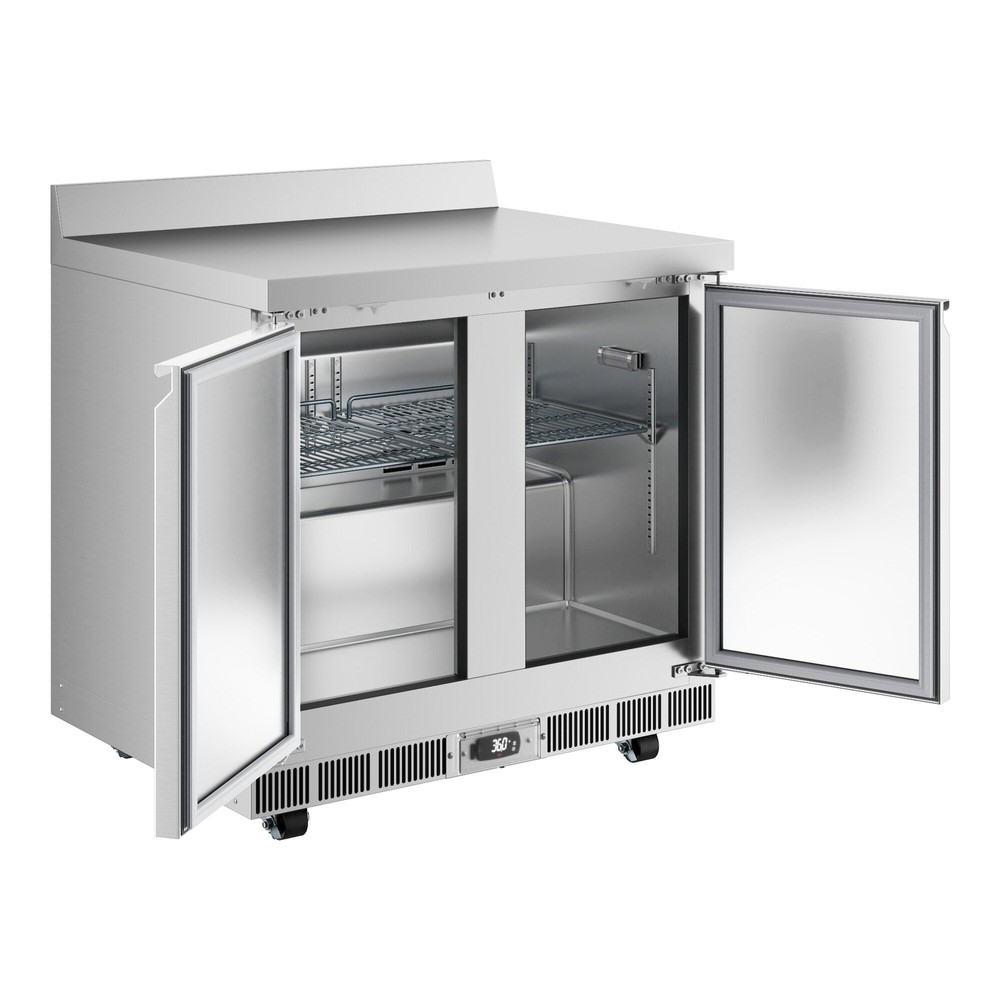 36" Front Breathing Worktop Refrigerator with 3 1/2" Backsplash