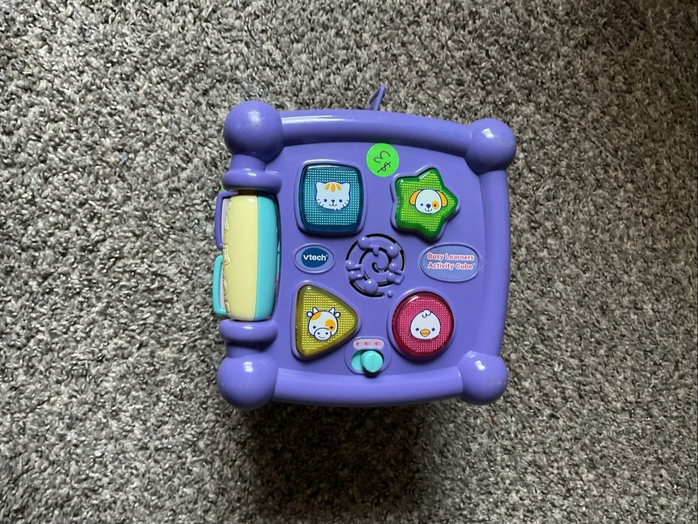 Busy Learners Activity Cube, Purple Vtech With Batteries