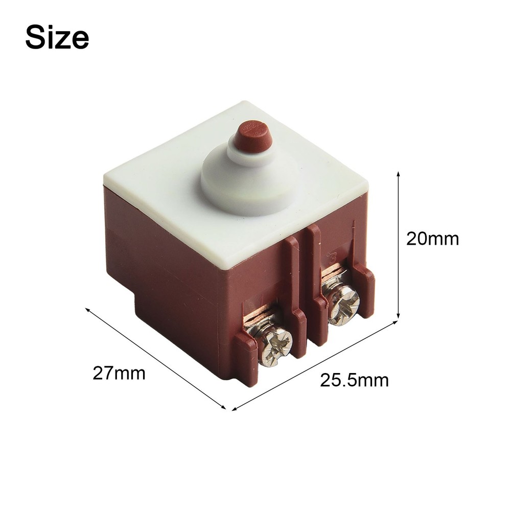 125V 12A Angle Grinder Switch Button Switch Angle Grinder For GWS6 7-100