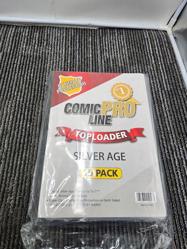 (QTY 10) Comic Pro Line Silver Age Top Loader Ultimate Protection