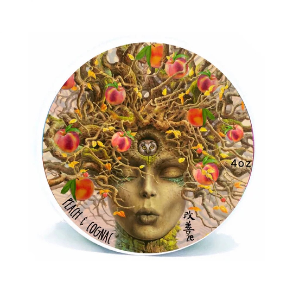 Ariana & Evans Shaving Soap, Peach & Cognac K2e