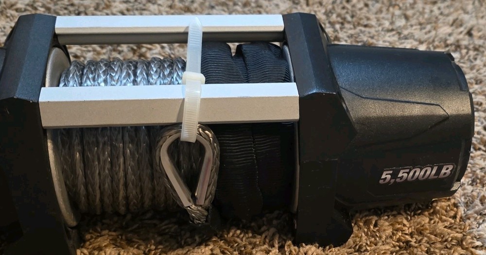 Hyper Tough 5500-LB Electric UTV Wench- See Description