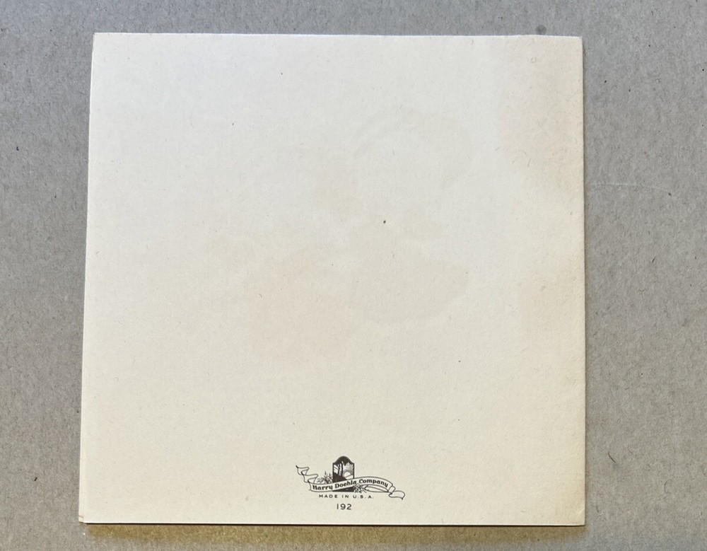 Vintage Doehla Note Card
