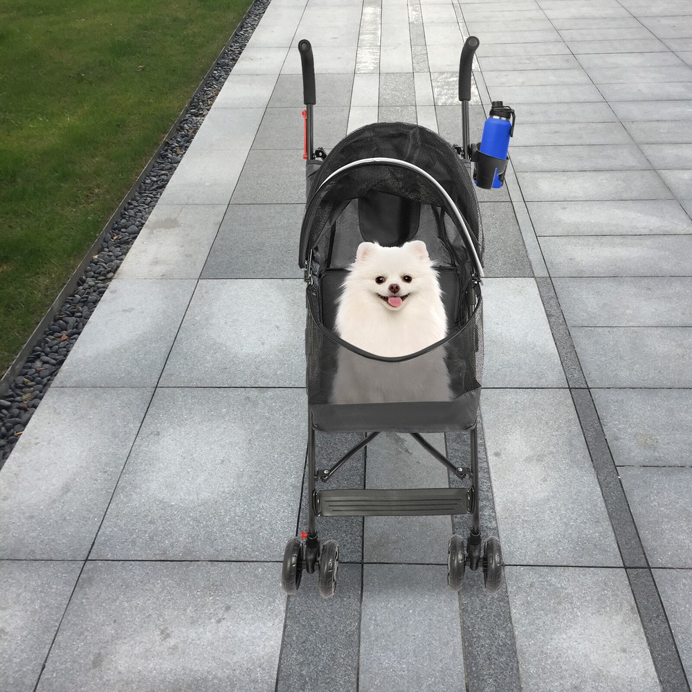Foldable Lightweight Durable Pet Stroller For Small & Medium-sized Dogs/Cats