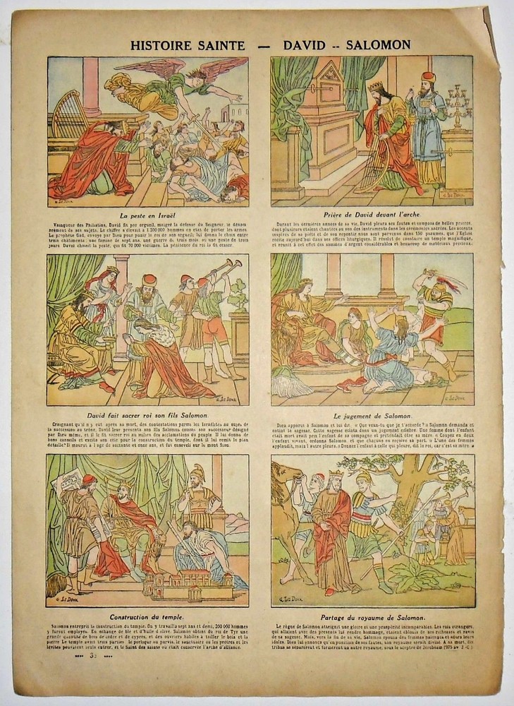 Engraving Holy History - David Solomon