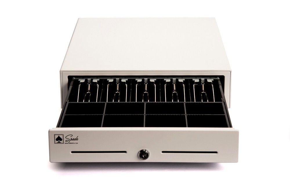 Spade POS Cash Drawer Regular White