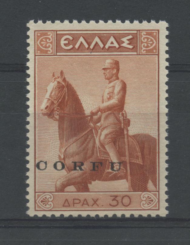 OCCUPATIONS CORFU 1941 MONUMENT 30d. 2 ** CERT.