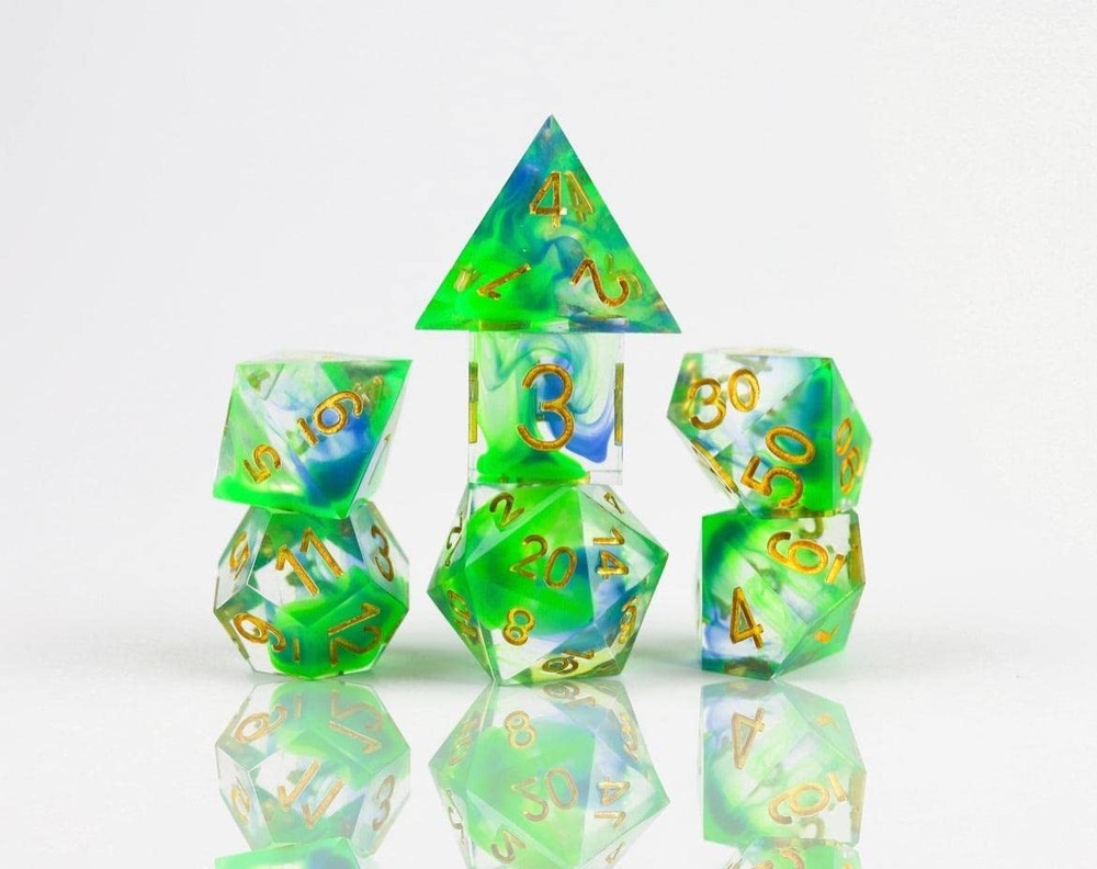 Dice Set - Sharp Cyprus