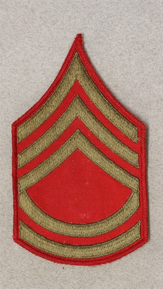 USMC Marine Chevron 764: Technical Sergeant - 1950's for Green uniform