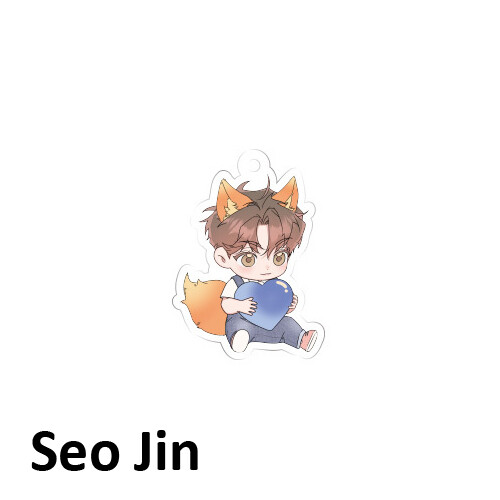 Webtoon MD [ Nevermind Darling 네버마인드 달링 ] Acrylic Keyring 2 TYPE 키 (BEONGD206)