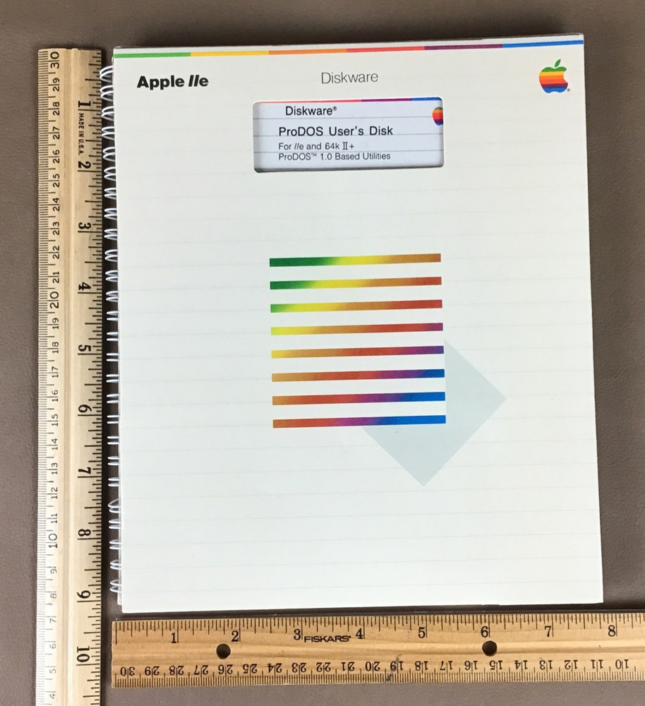 Apple II, II+, Apple IIe ProDOS User's Disk & DOS 3.3 Disk plus User's Manual