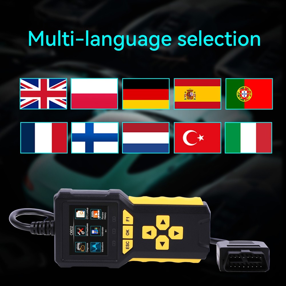 BT80 OBD Scanner Code Reader OBD II Check Engine Car Diagnostic Tool NEW