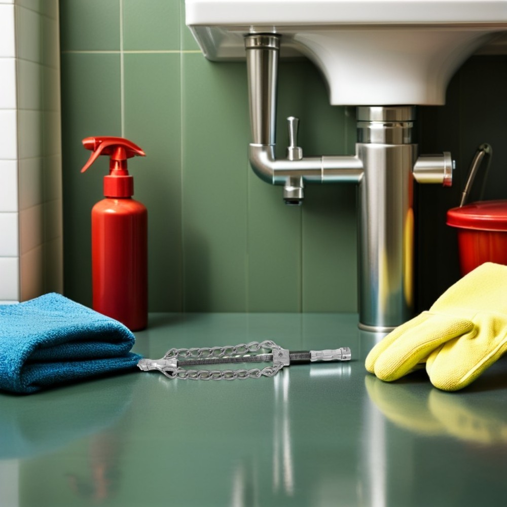 Sewer Cleaning Chain Blockage Clearing Tool Knocker Drain Cleaner