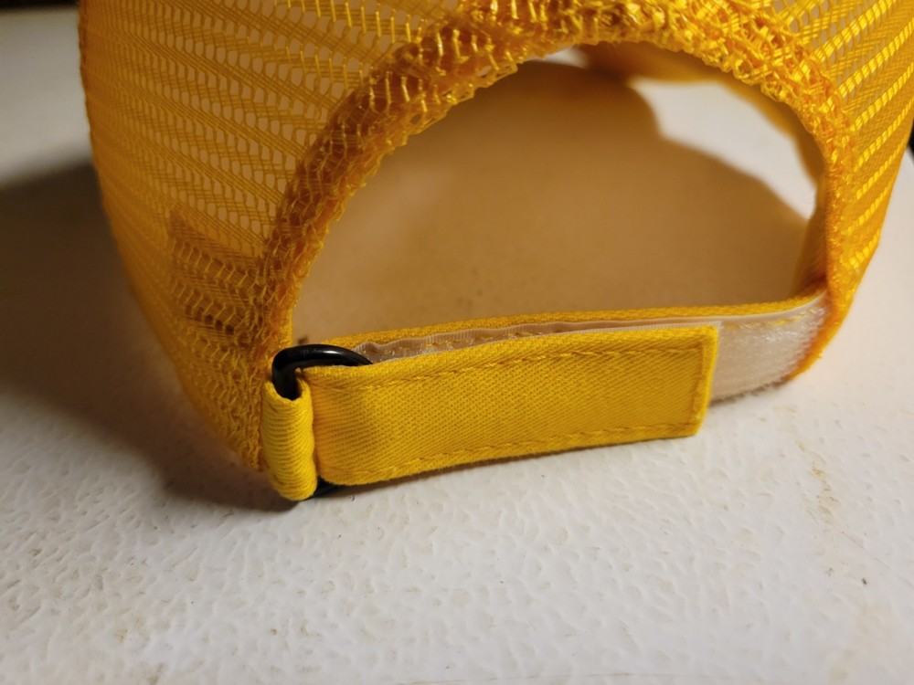 Caterpillar Adjustable Yellow Mesh Hard Hat Cap