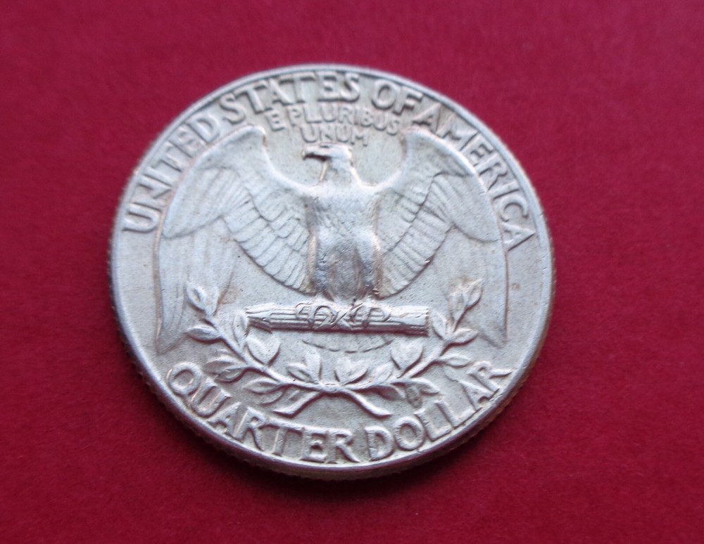 1964  FULL MINT LUSTER B.U.  WASHINGTON QUARTER