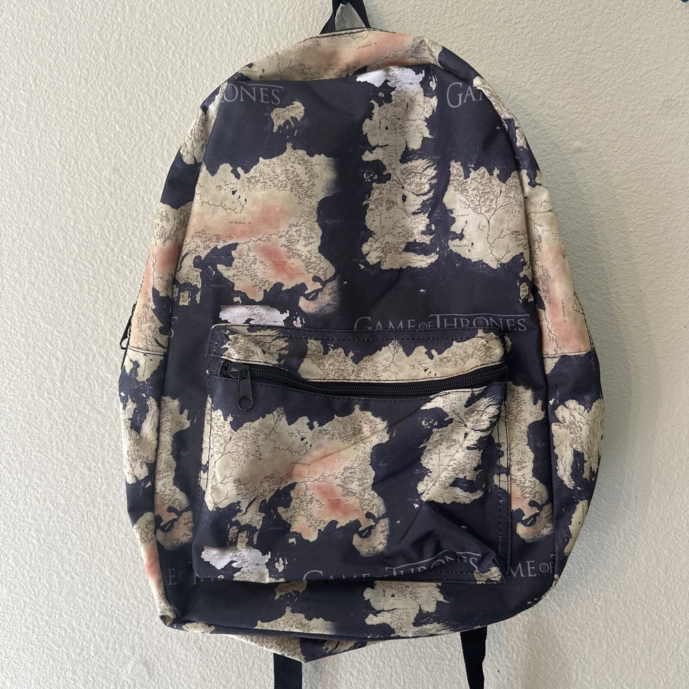 Bioworld HBO Game Of Thrones GOT "Westeros" Map 18" Backpack -