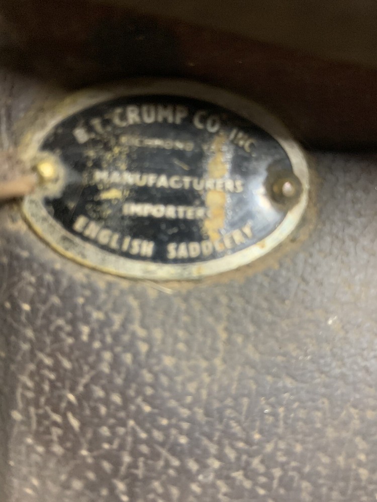 B T Crump english saddle