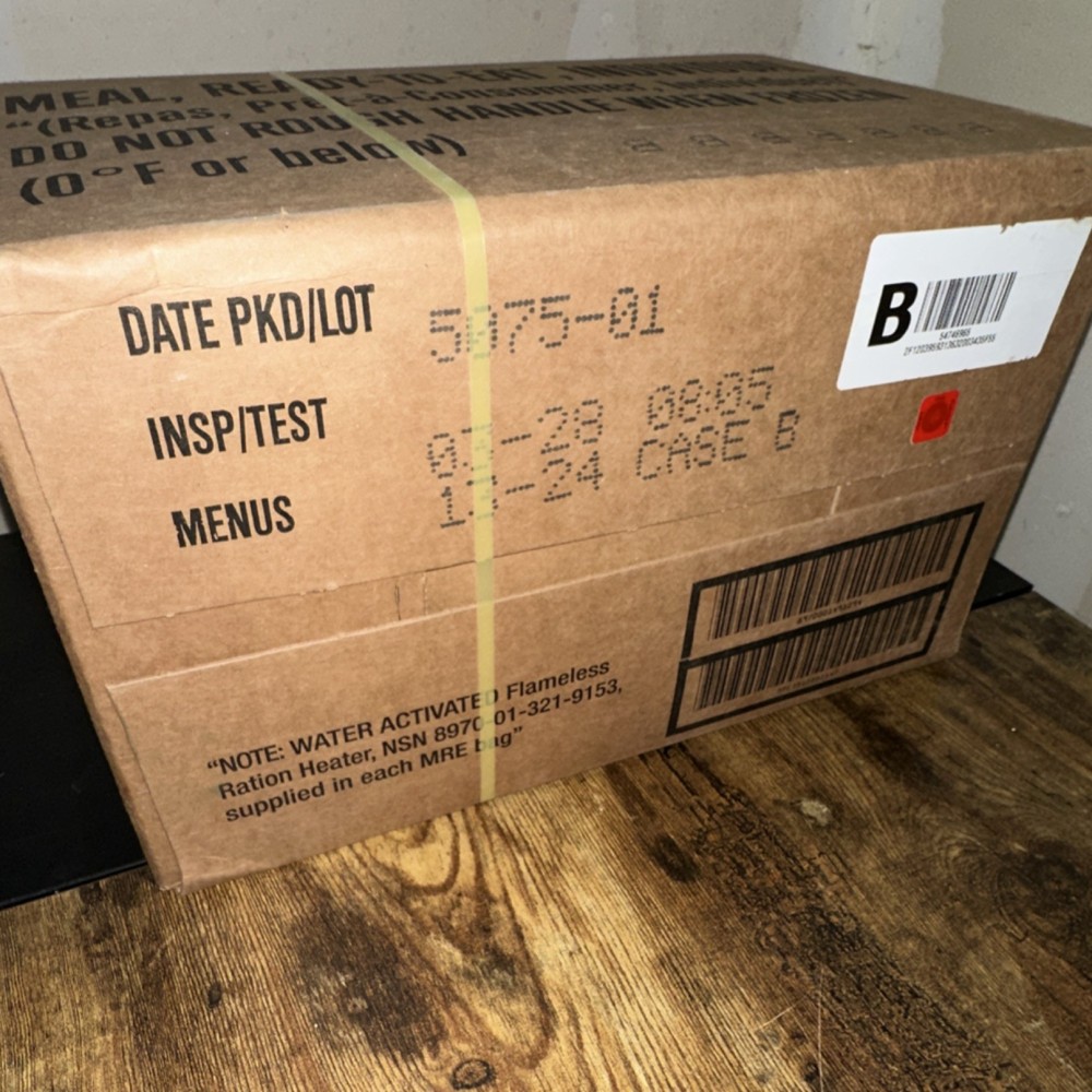 MRE Case B - Pack of 12 - EXP 3/28