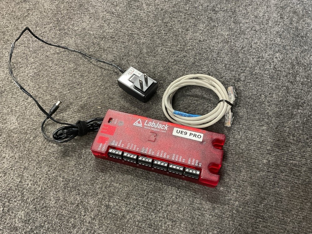 LabJack UE9-Pro USB / Ethernet Data Acquisition Module w/ PS & Cables