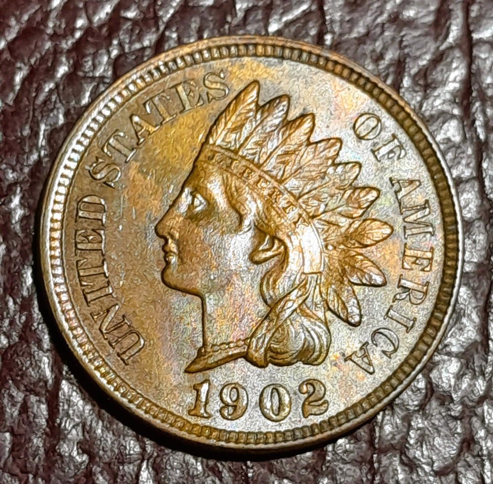 1902 Indian Cent RPD Snow-19 Uncirculated