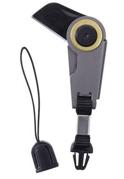 Zip Blade Knife Attaches to Zipper Pull Tab with Locking Blade Quick Release Tab