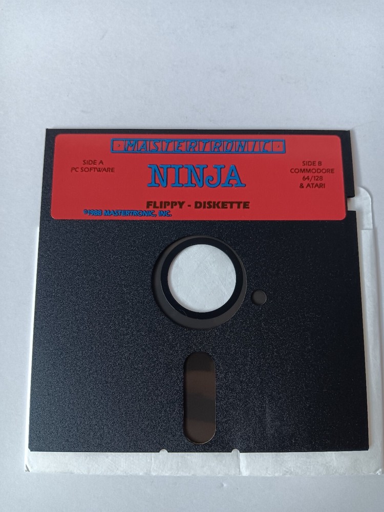 Commodore 64 Ninja The History & The Legend Computer Game Software Tested/Works