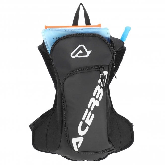 Acerbis Hydration Pack - ACQUA 5L Backpack w/2L Hydration Pack (Black/White)