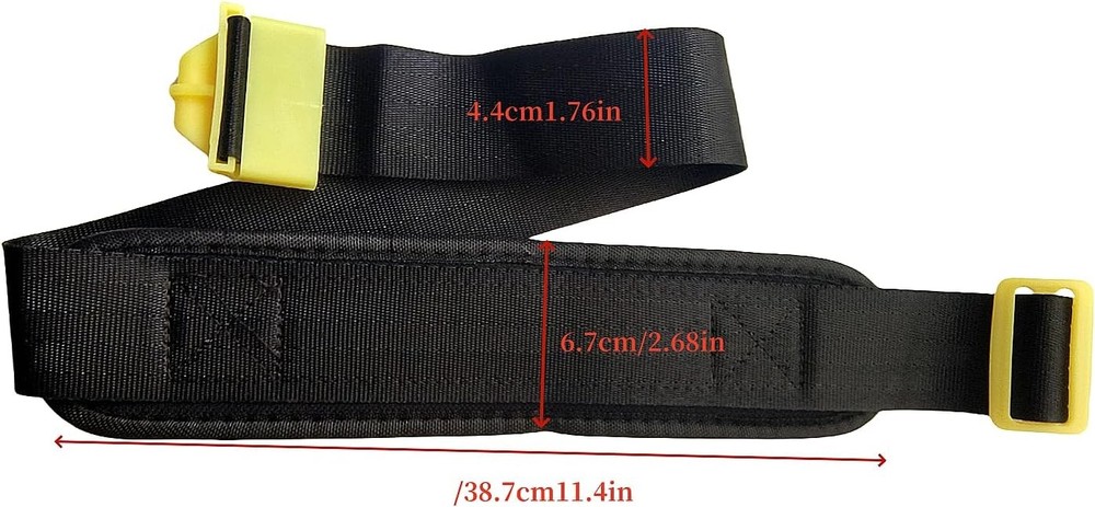 2 Pairs Backpack Sprayer Replacement Straps, Black Shoulder