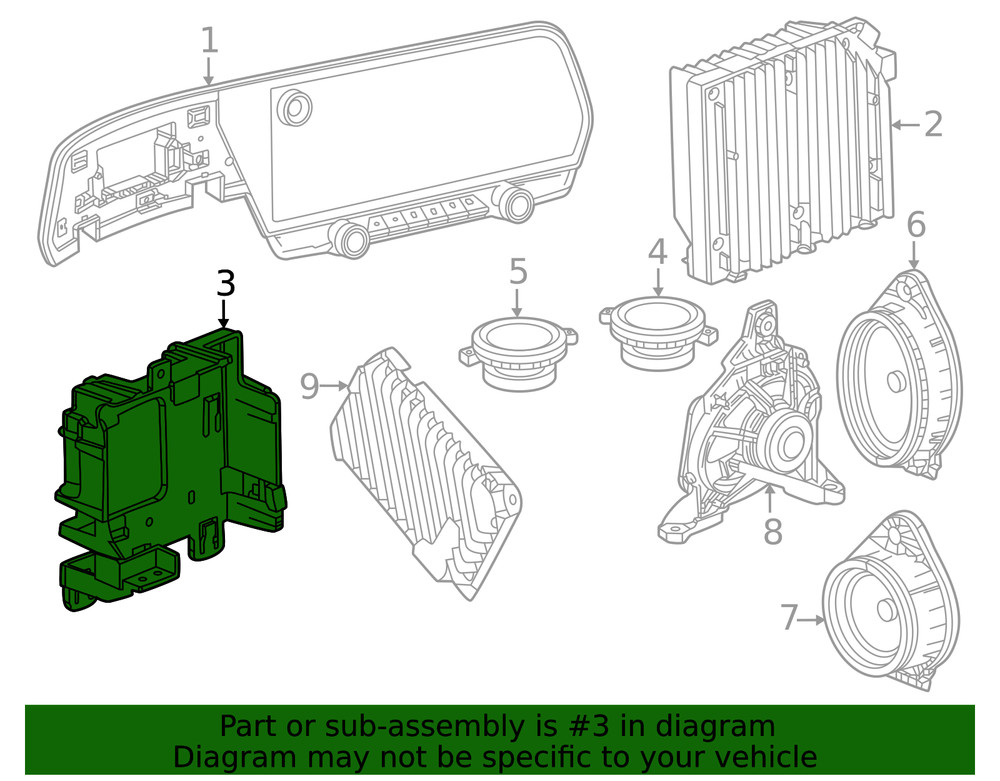 Genuine GM Mount Bracket 87829133