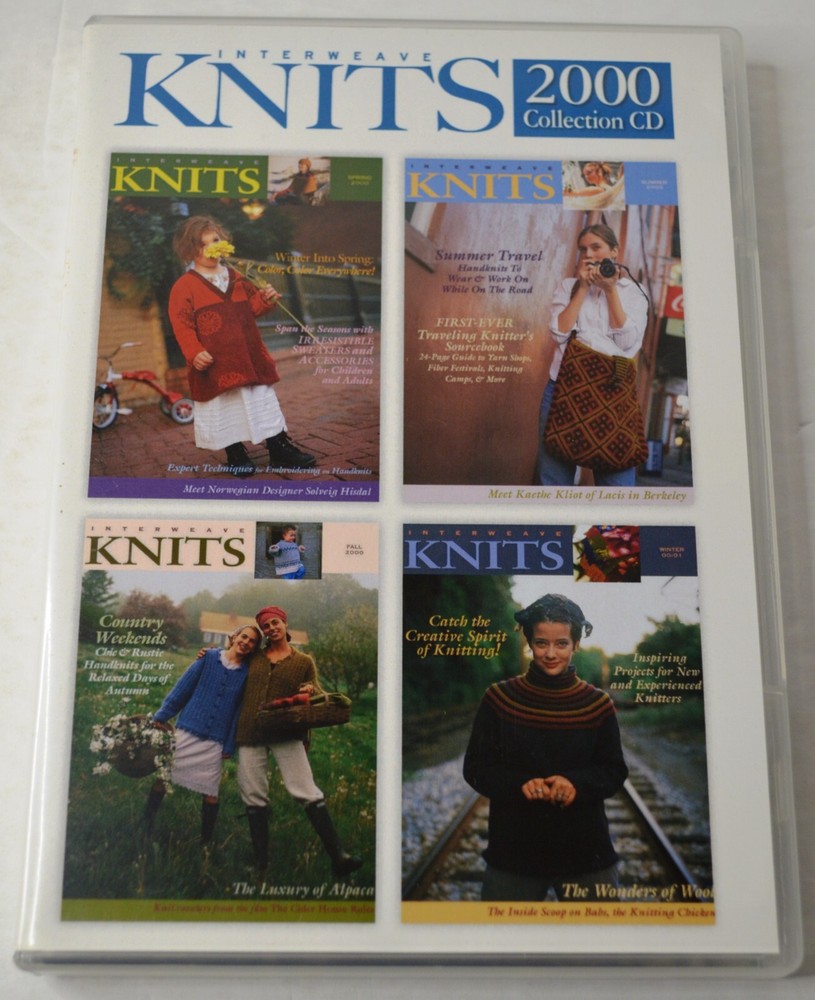 2011 INTERWEAVE KNITS 2000 COLLECTION CD ROM REQUIRES COMPUTER