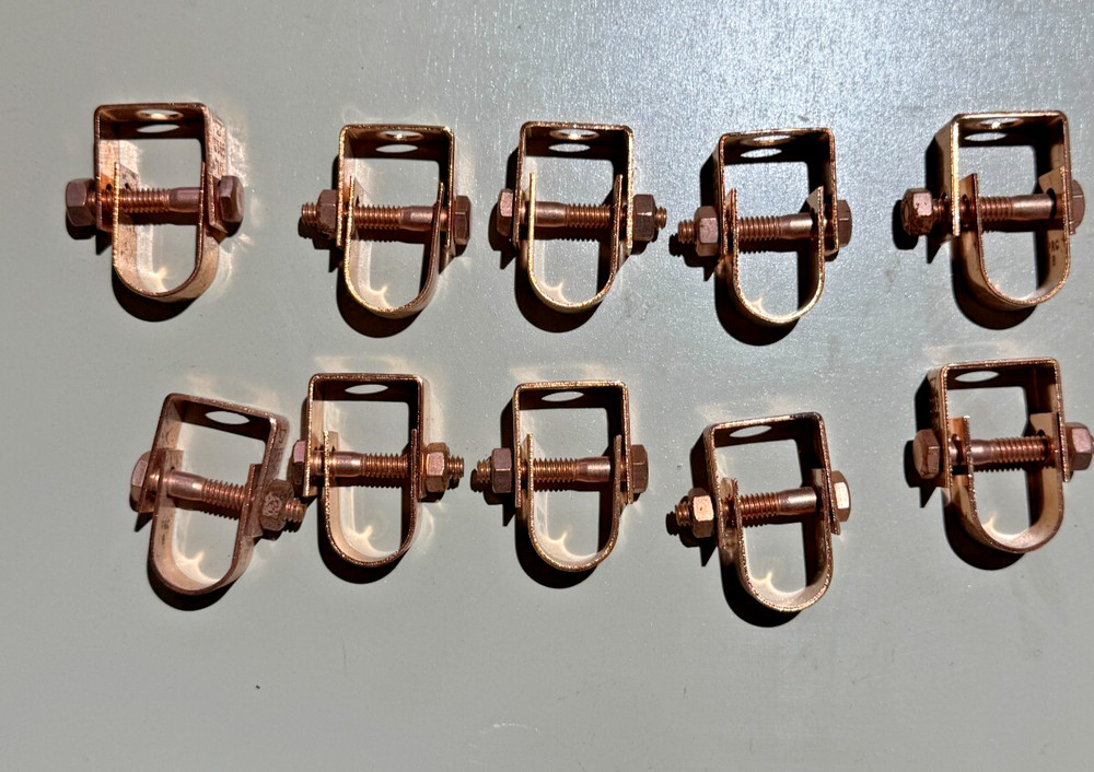 10pc Mueller Clevis Copper Hanger 1/2 CT-65 CT65 Overhead Support Bracket