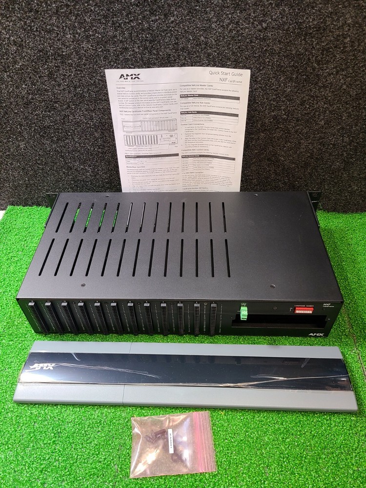 AMX NXF Cardframe Card Frame 12 Slot Front Access Integration Controller