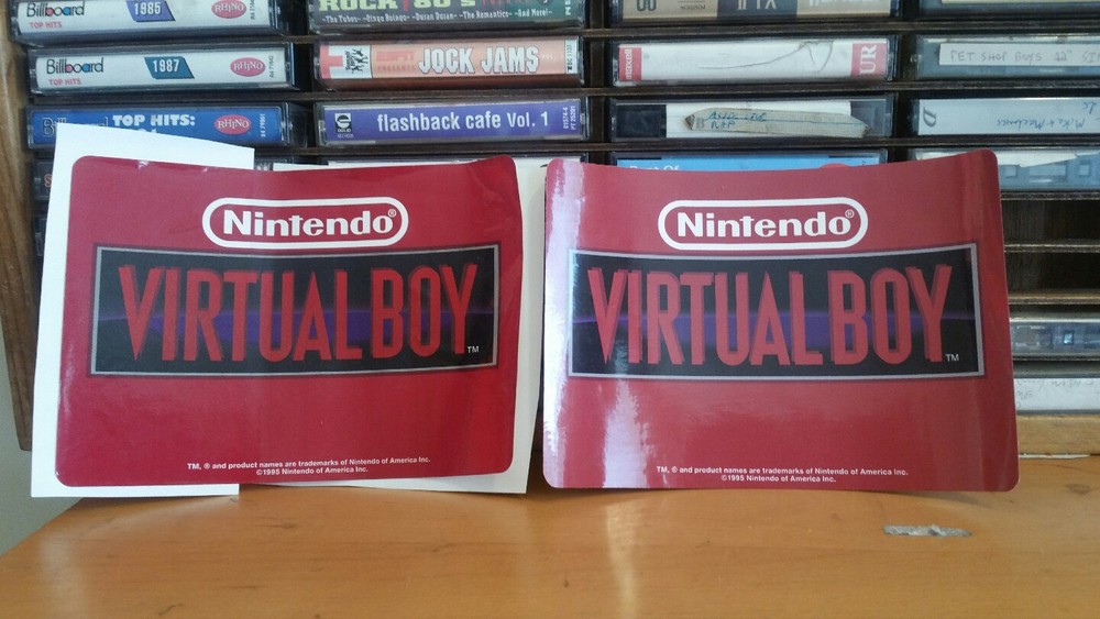 Blockbuster Virtual Boy Hard Shell Carrying Case Decal. New. Decal only!