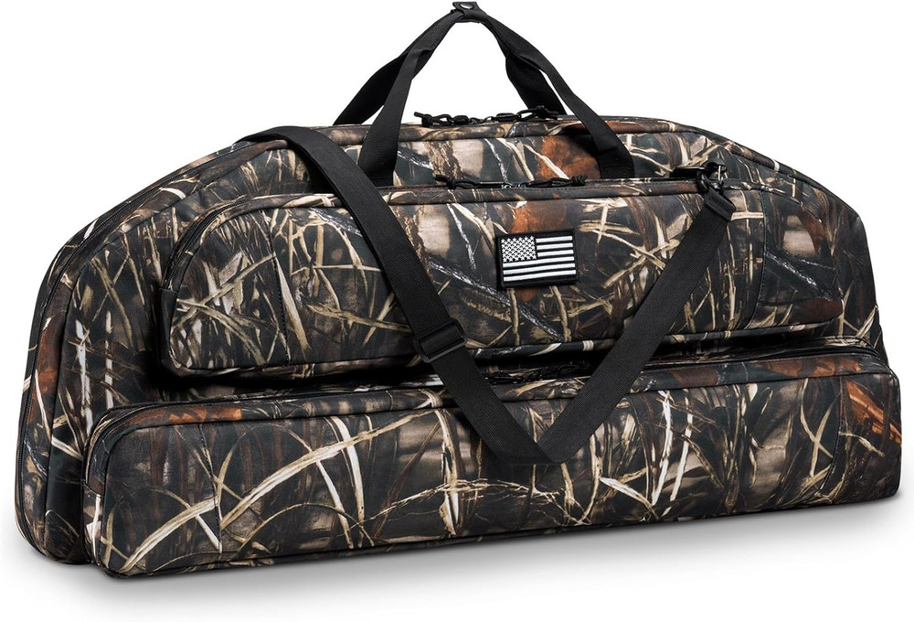 37" Soft Compound Bow Case with Backpack Strap and Arrow Pocket Padding