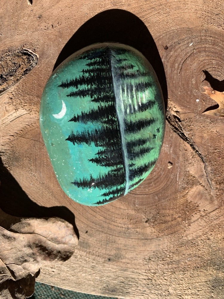 Hand Painted Seasons Rock