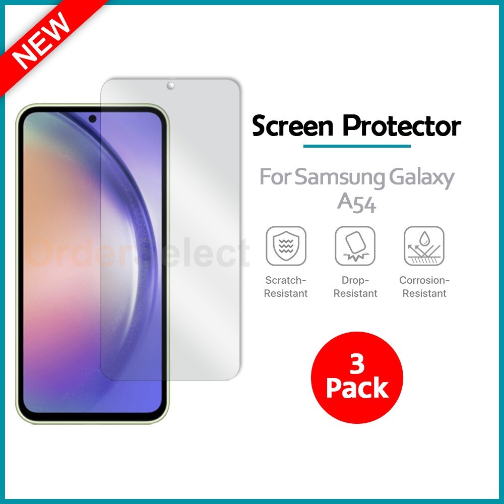 3Pack For Samsung A54 5G HD Screen Protector